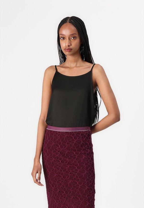 TONY GONNA - Pencil skirt - bordeaux2