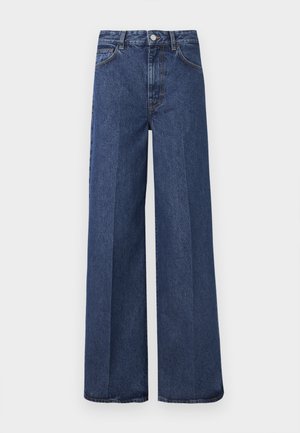 WIDE LEG JEANS - Laza szabású farmerek - washed mid blue