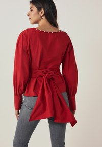 Next LONG SLEEVE WRAP REGULAR FIT - Bluse - red