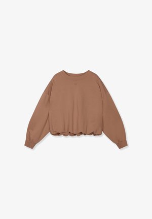 10DAYS, 10DAYS TOPS PLEATED SWEATER - Pullover - light fudge