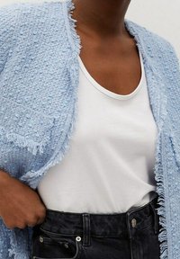 Mango Strickjacke - light blue