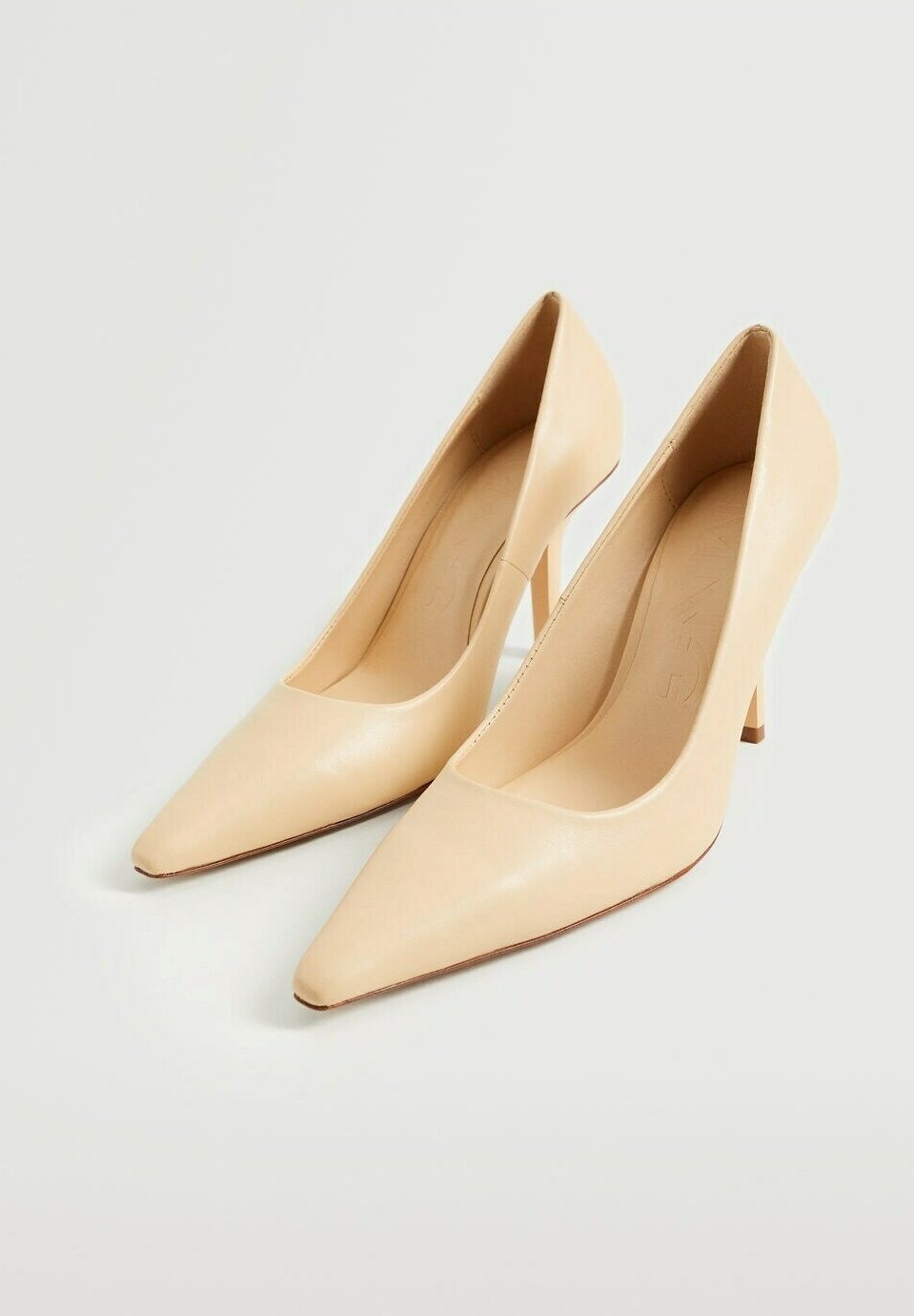 mango pumps beige