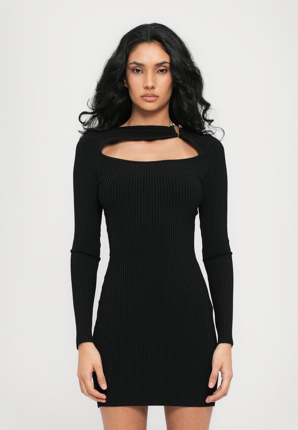 CRYSTAL BUCKLE DRESS - Jumper dress