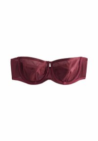 Self. NON PAD WIRED STRAPLESS - Mitmeti kinnitatav / paelteta rinnahoidja - burgundy red
