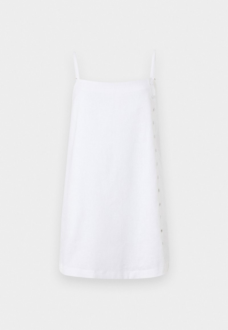 Abercrombie & Fitch BUTTOM DETAIL SKORT - Freizeitkleid - white/weiß ...