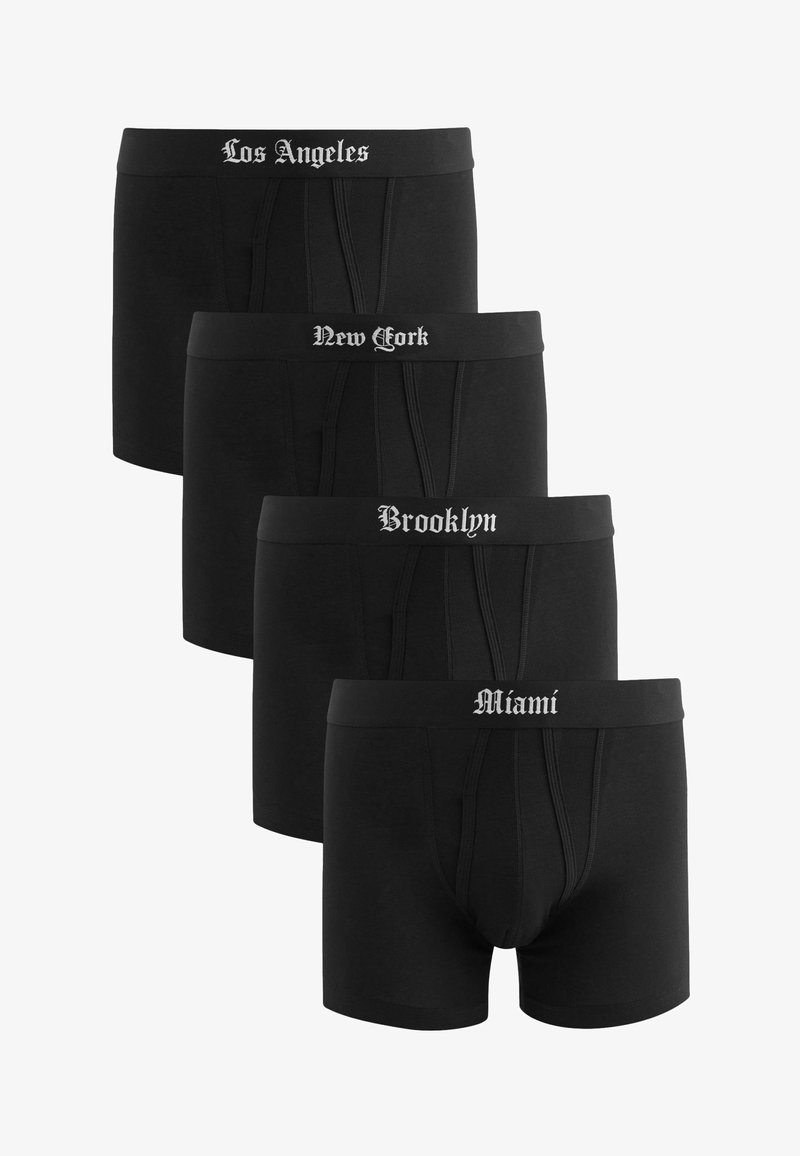 Next A-FRONTS FOUR PACK - Ozke boksarice - black city names waistband
