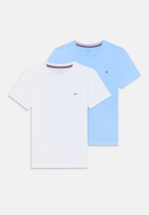 TEE 2 PACK UNISEX - T-shirts - vessel blue/white
