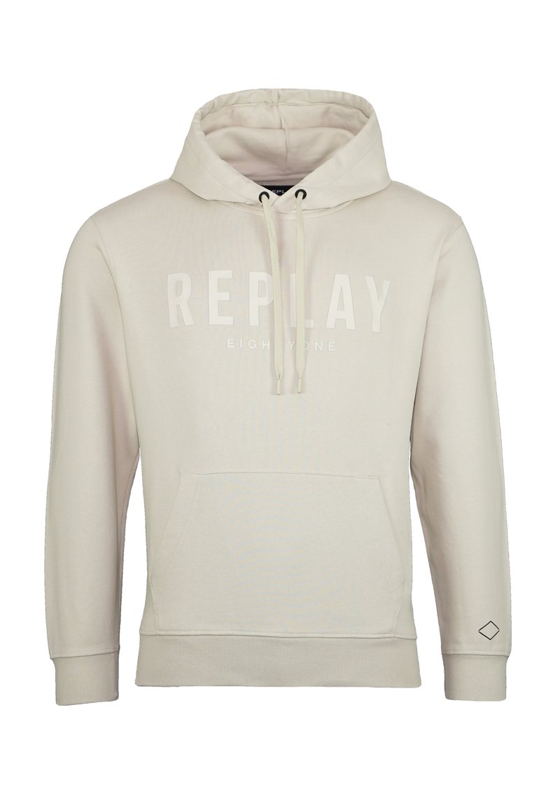 Sweat à Capuche Replay Homme – Taille XL – Couleur Marron Bleu – Coton – Occasion Très Bon état – Style Vintage