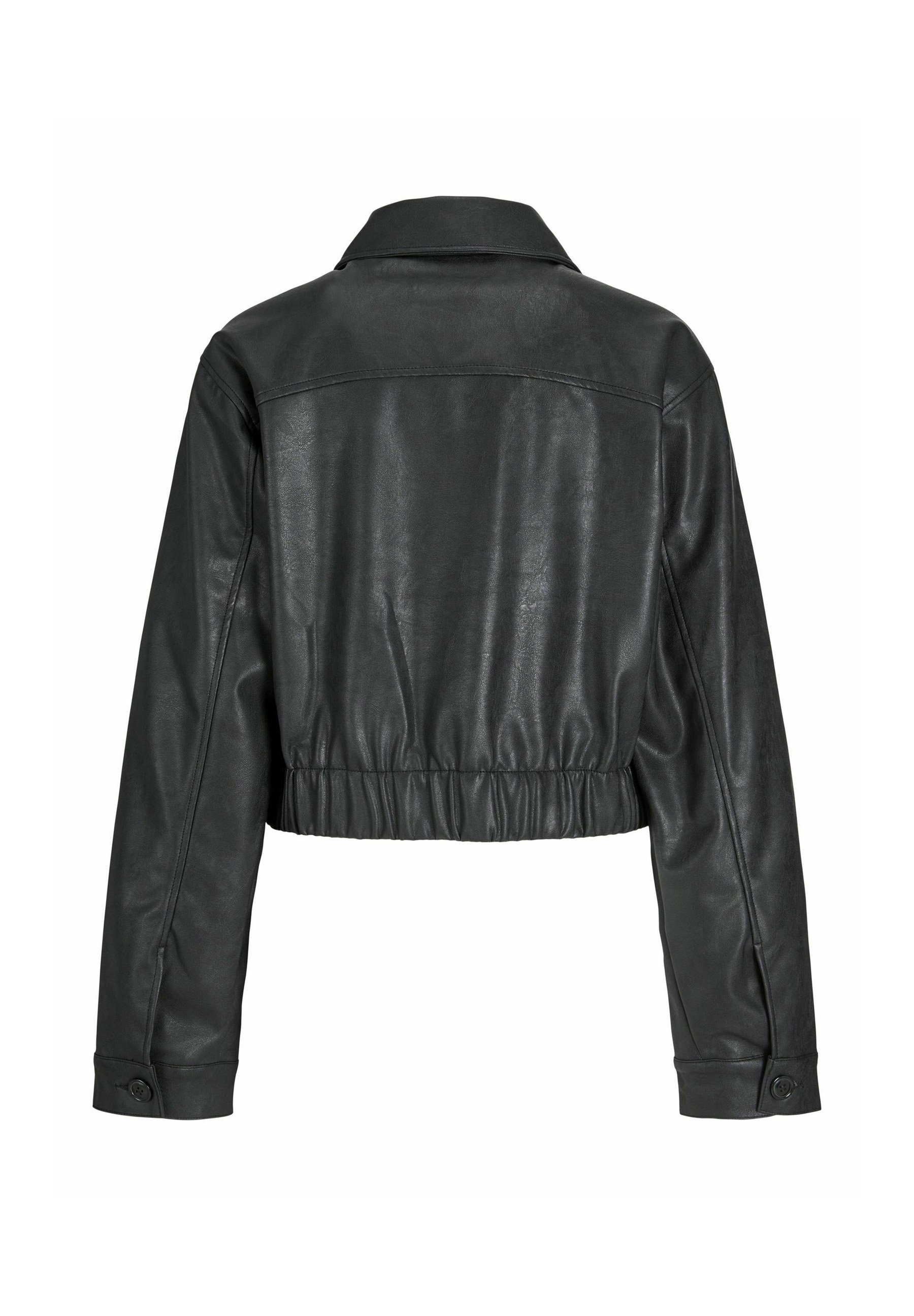 JJXX JXMAI - Faux leather jacket - black - Zalando.co.uk
