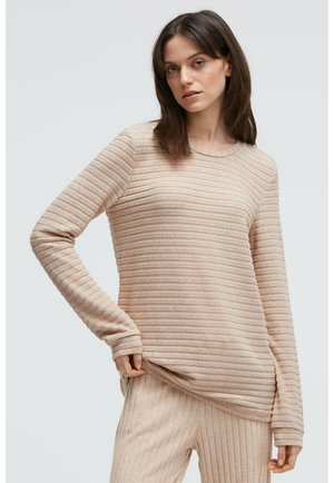 Strickpullover - sand melange