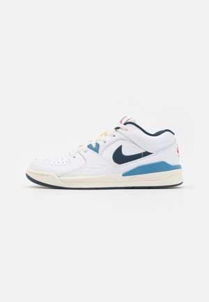 Jordan, JORDAN STADIUM 90 UNISEX - Sneakers low - white/armory navy/pale ivory/aegean storm/gym red