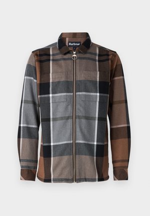 Barbour LANNICH OVERSHIRT - Summer jacket - cedarwood