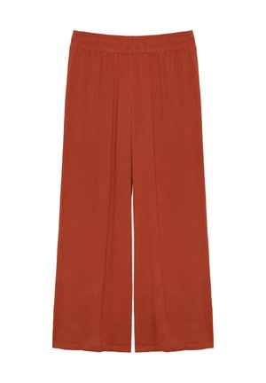 INSIDE, PANTALÓN FLUIDO BAMBULA WIDE LEG - Pantalones - marron