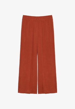 INSIDE, PANTALÓN FLUIDO BAMBULA WIDE LEG - Pantalones - marron