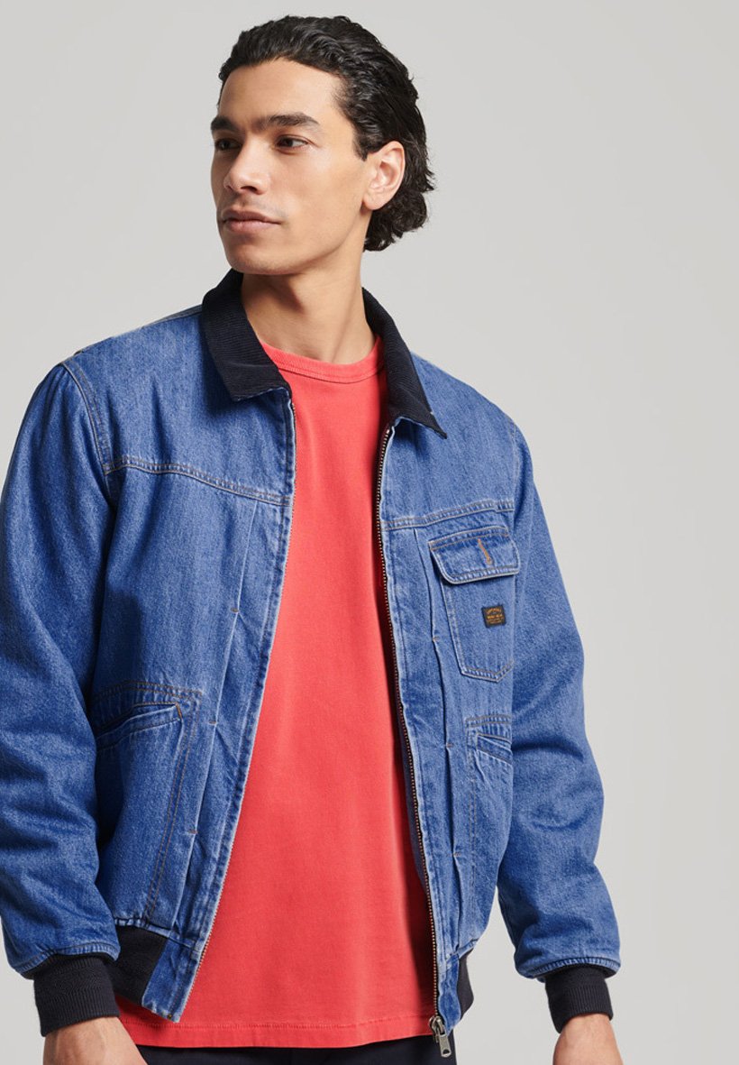 Superdry Chaqueta vaquera - indigo/azul - Zalando.es