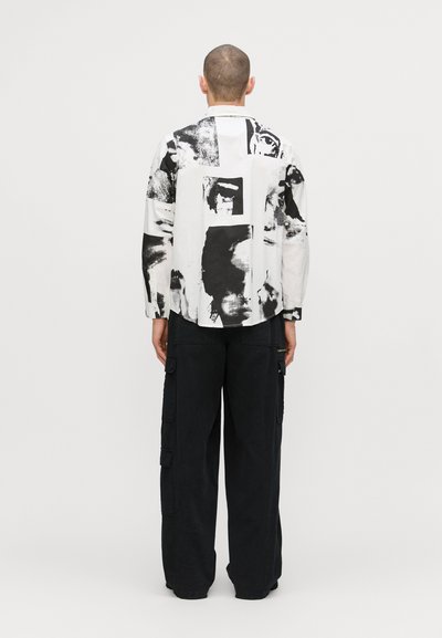 Kidsuper COLLAGE FACES BUTTON UP  - Camicia - white