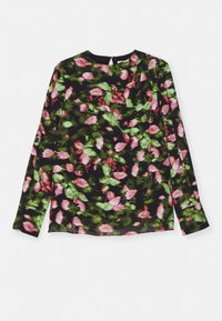 BLOUSE WITH DRAPE DETAIL - Blouse - black