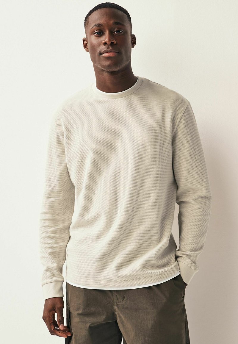 Next MOCK LAYER - Langærmet T-shirt - neutral