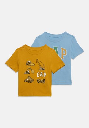 GAP, LOGO GRAPHIC 2 PACK - Μπλουζάκι με στάμπα - blue