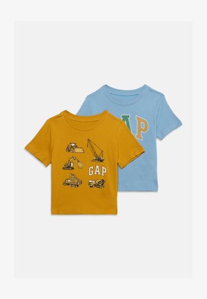 GAP, LOGO GRAPHIC 2 PACK - Тениска с щампа - blue