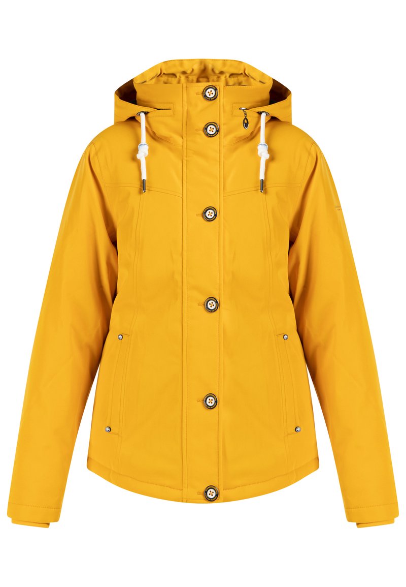 Schmuddelwedda Winterjas mosterdgeel