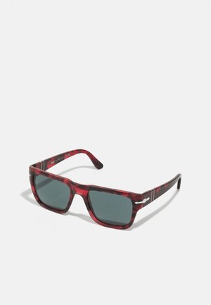 Persol UNISEX - Sunglasses - red havana/blue