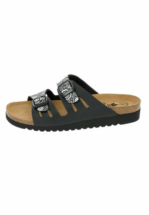 LICO Pool slides - schwarz silber