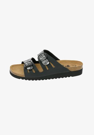 LICO, Pool slides - schwarz silber