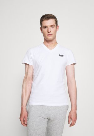 Superdry VINTAGE LOGO VEE TEE - T-shirt basic - optic