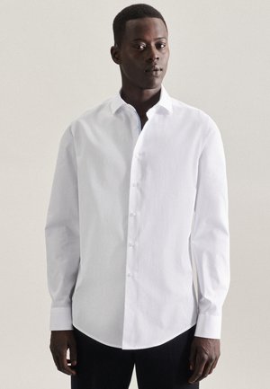 KENT SLIM FIT CONTRAST - Zakelijk overhemd - weiß