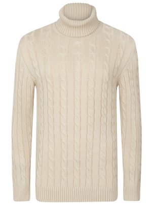Felix Hardy CABLE TURTLENECK - Džemper - beige