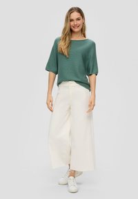s.Oliver U-BOOT-AUSSCHNITT - T-Shirt basic - petrol