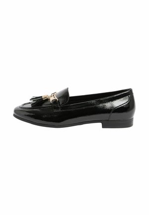 Lipsy REGULAR FIT - ALMOND TOE TASSEL WORKWEAR LOAFERS FIT . - Belebújós cipők - black