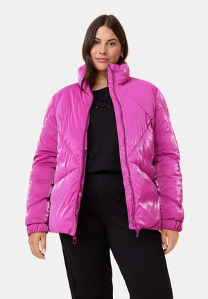 Samoon STEPP MIT SHINY-EFFEKT - Wintermantel - amazing pink