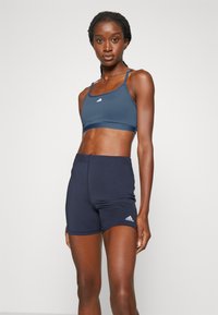 adidas Performance AEROREACT - Sutiã desportivo de suporte ligeiro - steel
