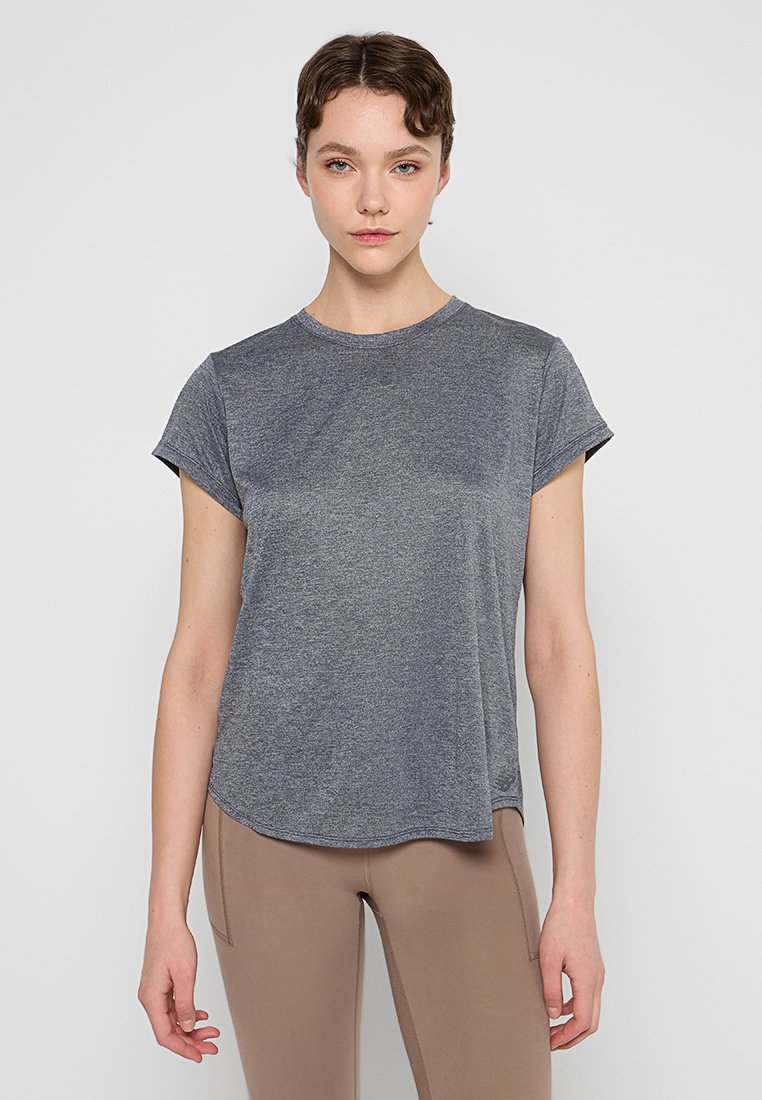 New Balance T-shirt basic grijs New Balance T-shirt basic grijs