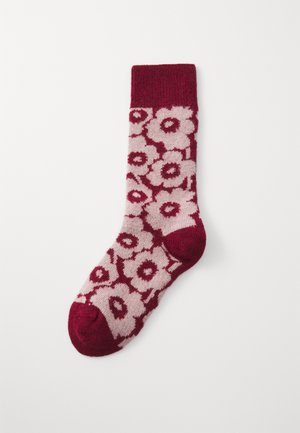ORAS UNIKKO - Sokid - wine red/light pink