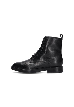 Lace-up ankle boots - zwart