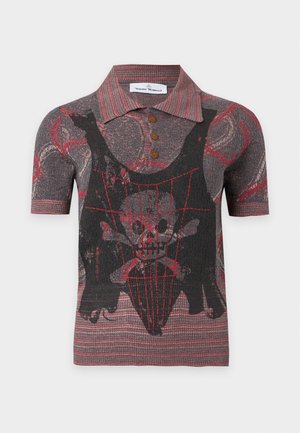Vivienne Westwood, CUTLASS - Poloshirt - grey/stone/red