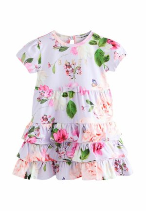 Baker by Ted Baker REGULAR FIT - RUFFLE TIER HEM PRINTED FLORAL
- Jerseykleid - purple