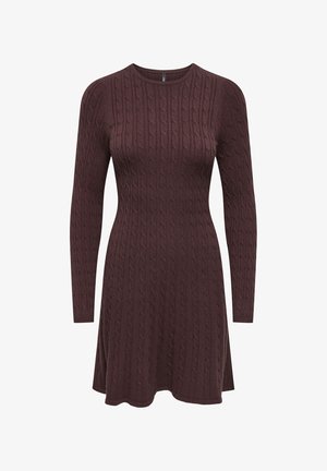 ONLY, ONLIBI O NECK CABLE - Robe pull - fudge