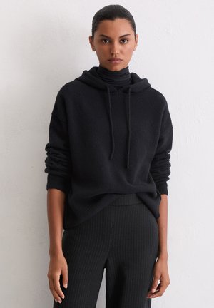 PULLOVER LONGSLEEVE - Kapuzenpullover - deep night blue