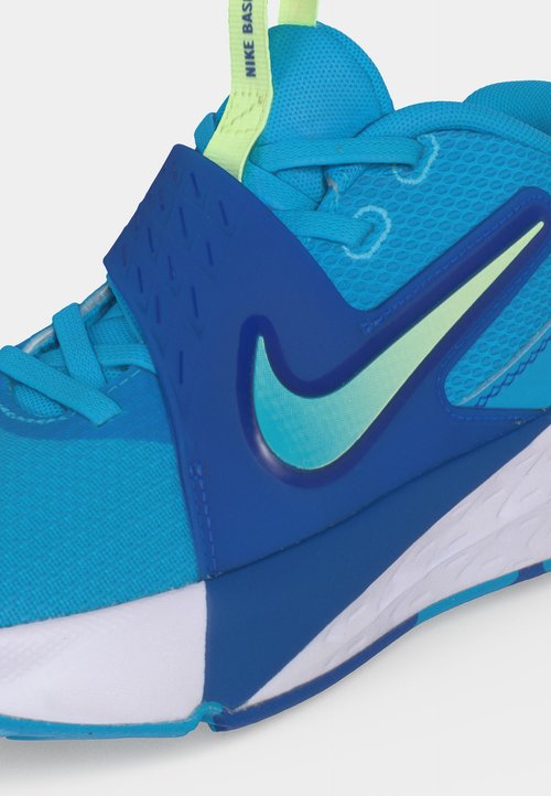 Nike TEAM HUSTLE D 12 UNISEX - Basketball shoes - current blue/barely volt/game royal/barely grape — foto 7