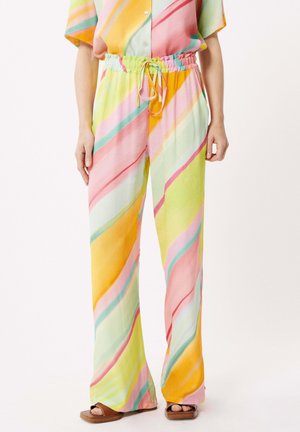 PACANIER - Broek - diagonal rainbow