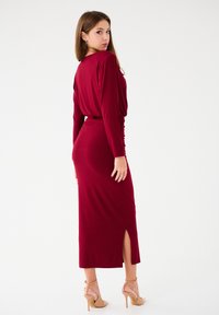 LEIMANN ANDREA - Robe longue - burgundy