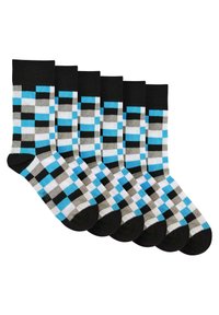Normani SQUARE MID CUT 6 PACK - Socken - türkis