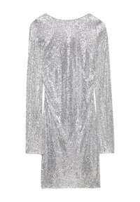 SEQUINNED OPEN-BACK  - Cocktailjurk - silver-coloured