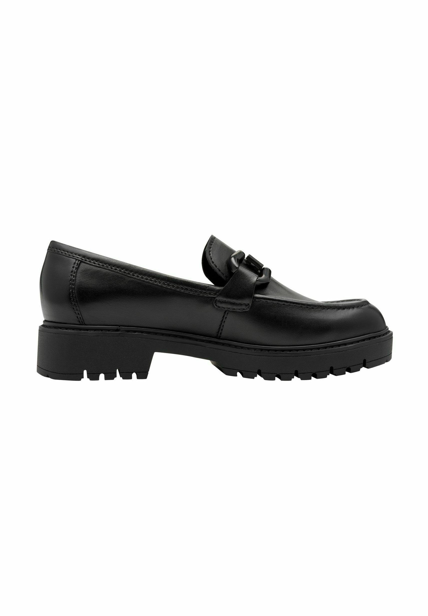 【black】Trois Heel Loafers Women Heel Loafers Ragazza R0462 BLACK