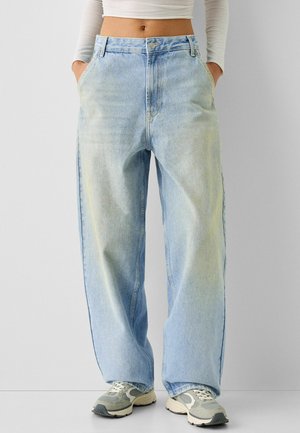 Jean boyfriend - mottled light blue