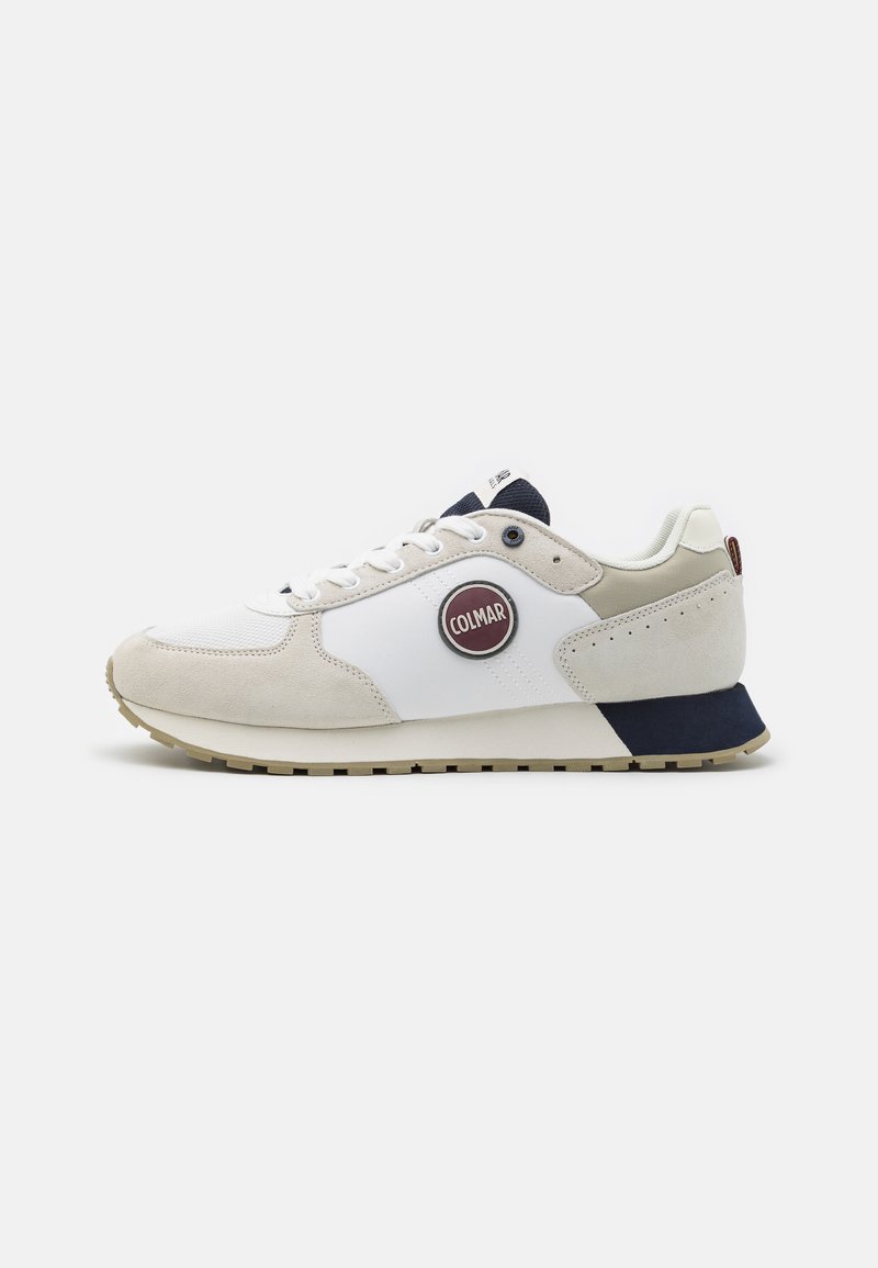 Colmar Originals TRAVIS AUTHENTIC - Sneakers basse - white/navy/khaki